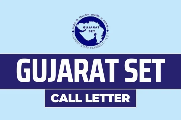 Gujarat SET Call Letter