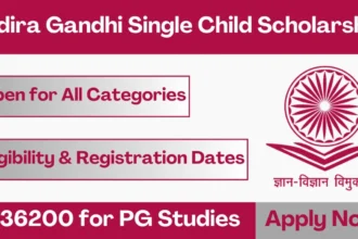 Post Graduate Indira Gandhi Scholarship